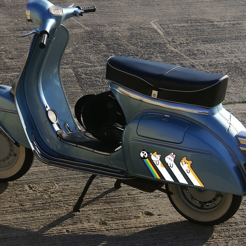 "PRIDE" Car Bumper Sticker Set - Shooting Star Animal Design