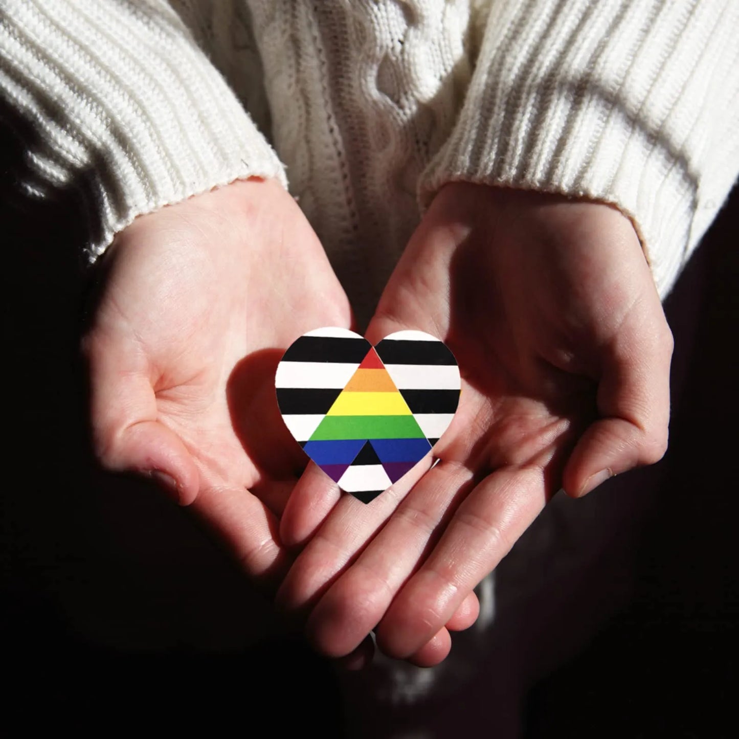 Pride Sticker Rolls | Straight Ally | 500 Stickers/Roll