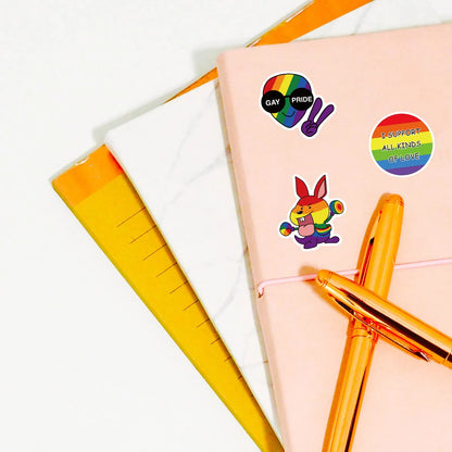 Bulk Pride Stickers | Rainbow | 100/200/300 PCS