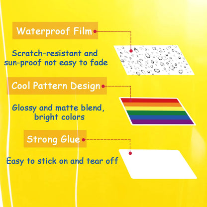 Bulk Pride Stickers | Rainbow | 100/200/300 PCS