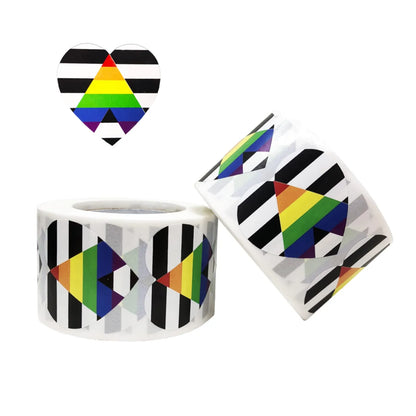 Pride Sticker Rolls | Straight Ally | 500 Stickers/Roll