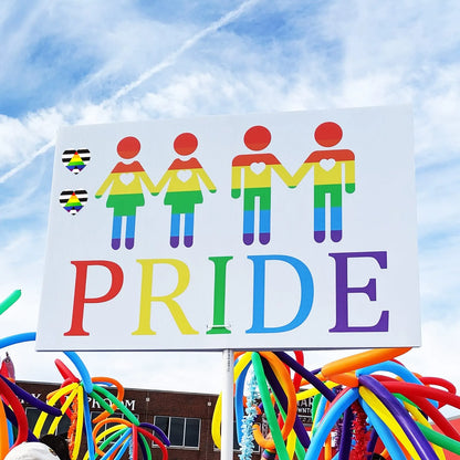 Pride Sticker Rolls | Straight Ally | 500 Stickers/Roll